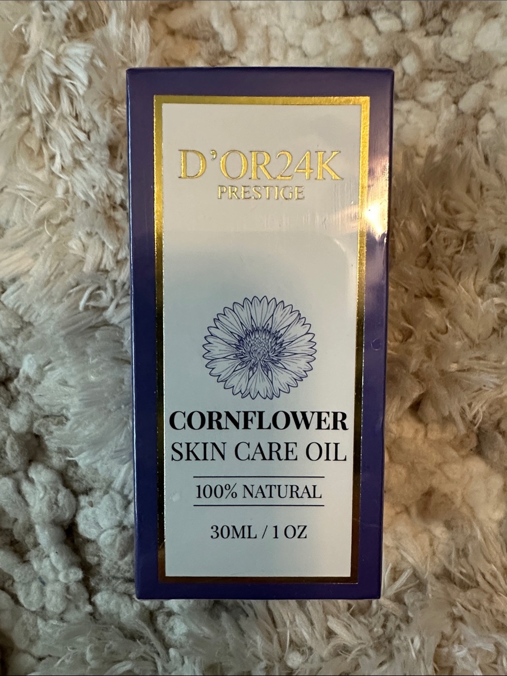 D'OR24K Cornflower Skin Care Oil — Blue
